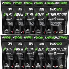 Kit 10X Diabo Verde Blend Protein Mans�o Maromba - 1800g Refil Cookies - FTW