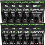 Kit 10X Diabo Verde Blend Protein Mans�o Maromba - 1800g Refil Morango - FTW