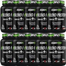Kit 10X Diabo Verde Blend Protein Mans�o Maromba - 900g Chocolate - FTW