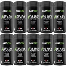 Kit 10X Diabo Verde #Dilabol Black - 120 C�psulas - FTW