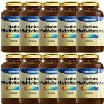 Kit 10X Diarium Multivitam�nico - 60 C�psulas - VitaminLife