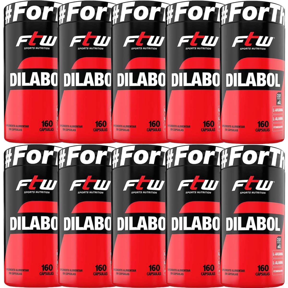 Kit 10X Dilabol - 160 C�psulas - FTW