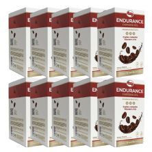 Kit 10X Endurance Caffeine Gel - 12 Sach�s 30g Mocha - Vitafor