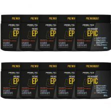 Kit 10X Epic Pr� Workout - 300g Guaran� com Laranja - Probi�tica