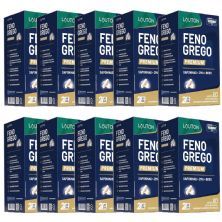 Kit 10X Feno Grego Premium - 60 C�psulas - Lauton Nutrition