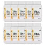 Kit 10X Fish Oil Premium - 180 C�psulas Softgel - Dux Nutrition