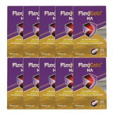 Kit 10X Flexigold HA -  60 C�psulas - Herbamed