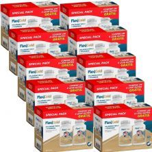 Kit 10X Flexigold Special Pack - 30 C�psulas +30 C�psulas Gr�tis - Herbamed