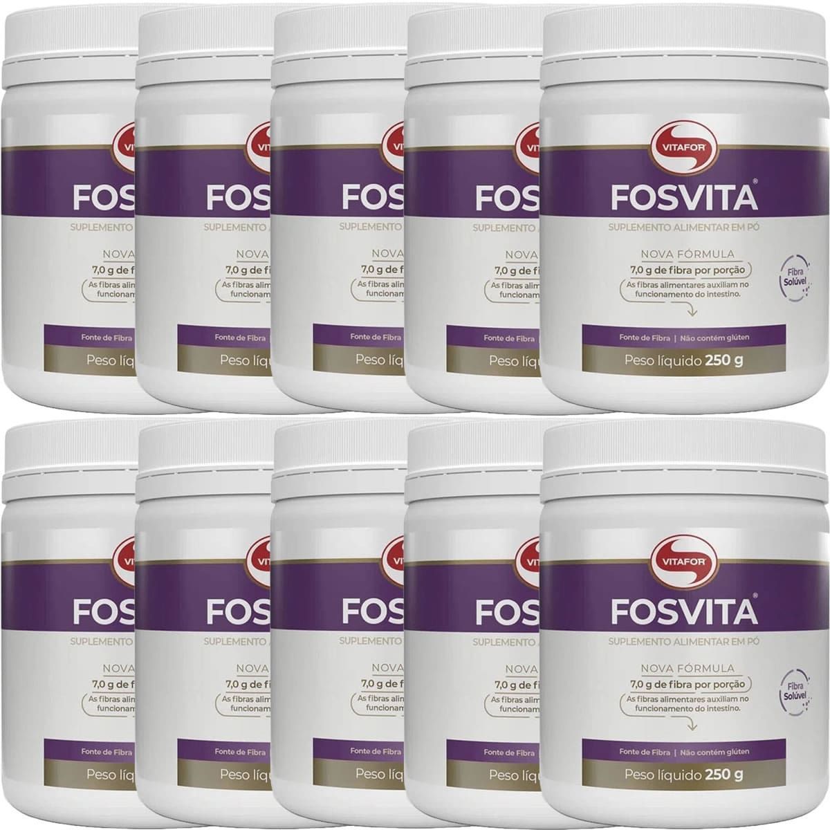 Kit 10X Fosvita - 250g - Vitafor