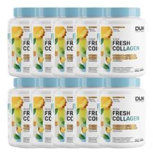 Kit 10X Fresh Collagen - 450g Abacaxi e Hortel� - Dux Nutrition