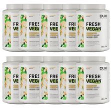 Kit 10X Fresh Vegan - 450g Baunilha - Dux Human Healt