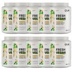 Kit 10X Fresh Vegan - 450g Baunilha - Dux Human Healt