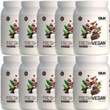 Kit 10X Fresh Vegan - 520g Cacau - Dux Nutrition