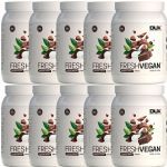 Kit 10X Fresh Vegan - 520g Cacau - Dux Nutrition