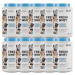 Kit 10X Fresh Whey - 900g  Chocolate e Pasta de Amendoim - Dux Nutrition