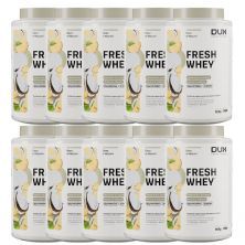 Kit 10X Fresh Whey - 900g Coco e Abacaxi - Dux Nutrition