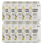Kit 10X Fresh Whey - 900g Coco e Abacaxi - Dux Nutrition