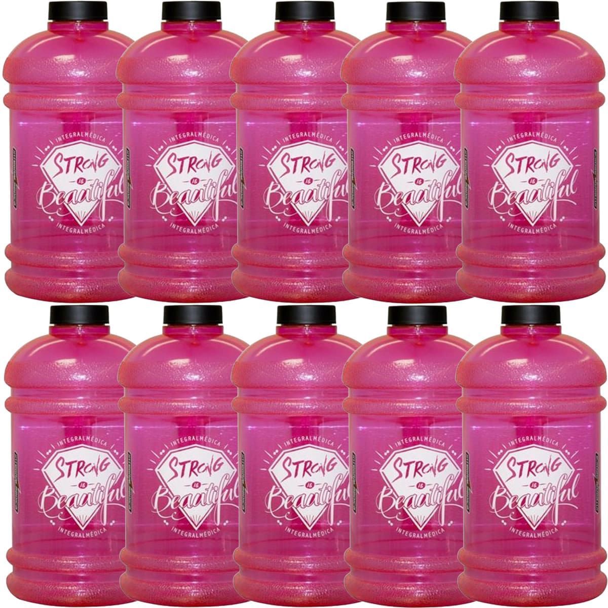 Kit 10X Gal�o (1 litros) Rosa - Integralm�dica