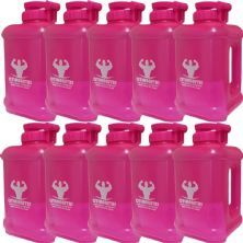Kit 10X Gal�o Quadrado - 1600ml Rosa Pink - OtimaNutri