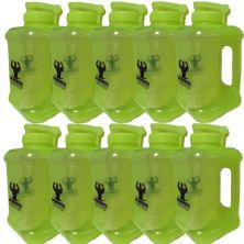Kit 10X Gal�o Quadrado - 1600ml Verde Lim�o - OtimaNutri