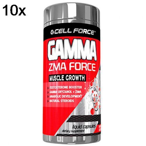 Kit 10X Gamma ZMA Force - 60 C�psulas - Cell Force