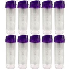 Kit 10X Garrafa Aquabio - 400ml Roxo - Vitafor