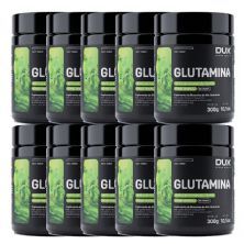 Kit 10X Glutamina - 300g Sabor Natural - Dux Nutrition