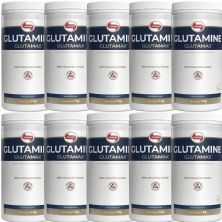 Kit 10X Glutamine - 1000g - Vitafor