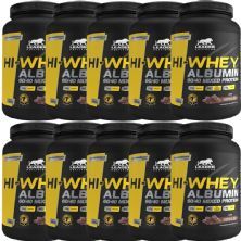 Kit 10X Hi-Whey Albumin 60/40 Mixed Protein - 900g Chocolate - Leader Nutrition