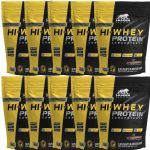 Kit 10X Hi-Whey Protein Concentrate 100% - 900g Refil Chocolate - Leader Nutrition