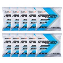 Kit 10X Hydramaxi Isot�nico em P� - 400g Refil Ma�� Verde - Sudract Nutrition