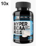 Kit 10X Hyper BCAA 4:1:1 - 120 Tabletes - XTR