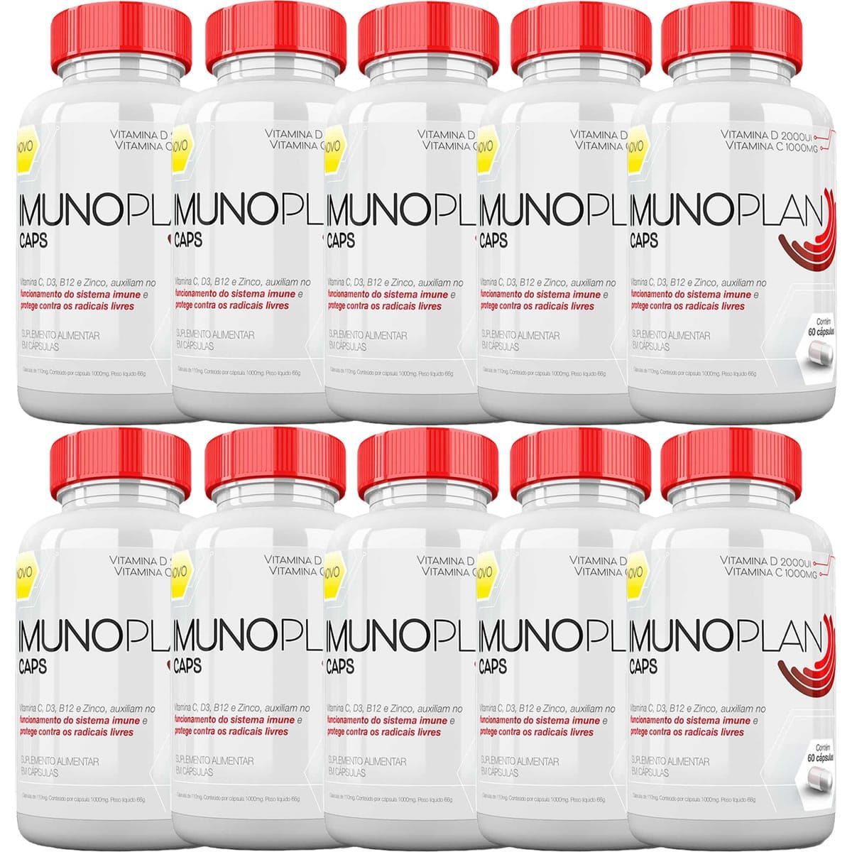 Kit 10X ImunoPlan Vegan - 60 C�psulas  -Nutrends