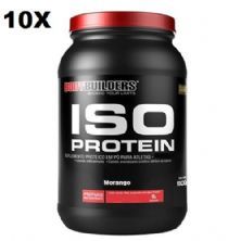 Kit 10X Iso Protein - 900g Morango - BodyBuilders