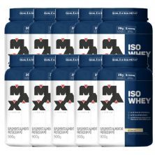 Kit 10X Iso Whey - 900g Baunilha - Max Titanium