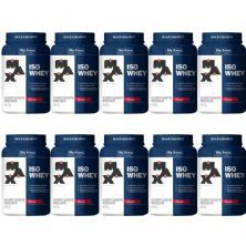 Kit 10X Iso Whey - 900g Morango - Max Titanium