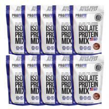 Kit 10X Isolate Protein Mix - 900g Refil Chocolate Ao Leite - ProFit