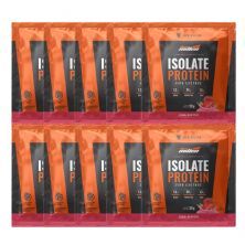 Kit 10X Isolate Protein Zero Lactose - 1 Sach� de 30g Morango - New Millen