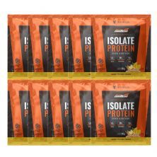 Kit 10X Isolate Protein Zero Lactose - 1 Sach� de 30g P�ssego e Manga - New Millen