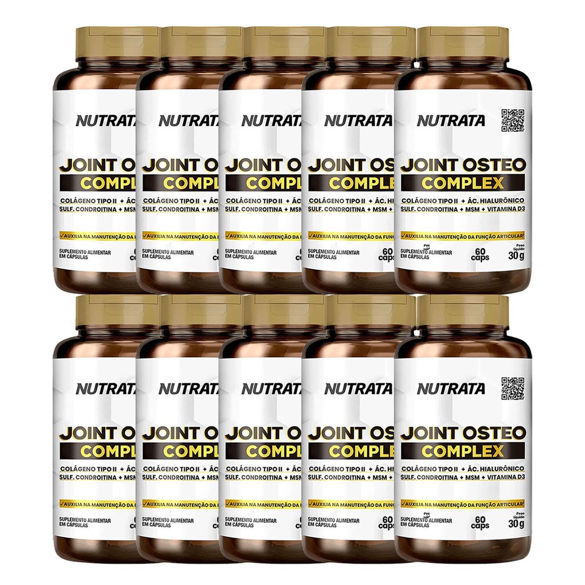 Kit 10X Joint Osteo Complex - 60 C�psulas - Nutrata