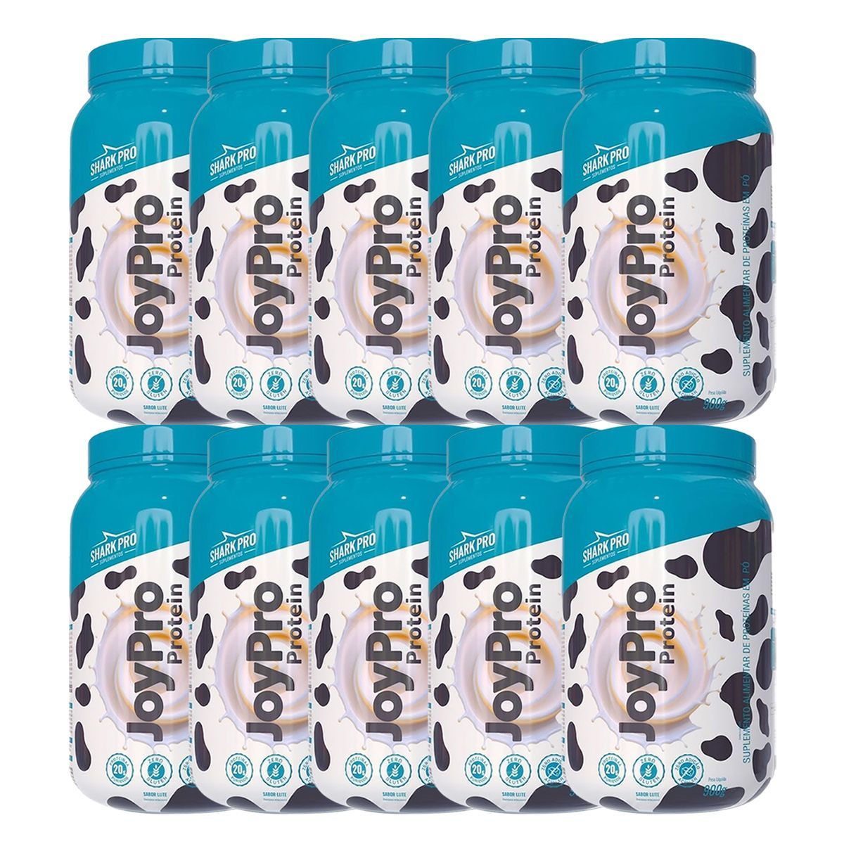 Kit 10X Joypro Protein - 900g Leite - Skark Pro