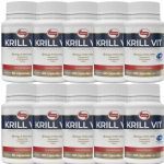 Kit 10X Krill Vit �leo de Krill - 60 C�psulas 500mg - Vitafor