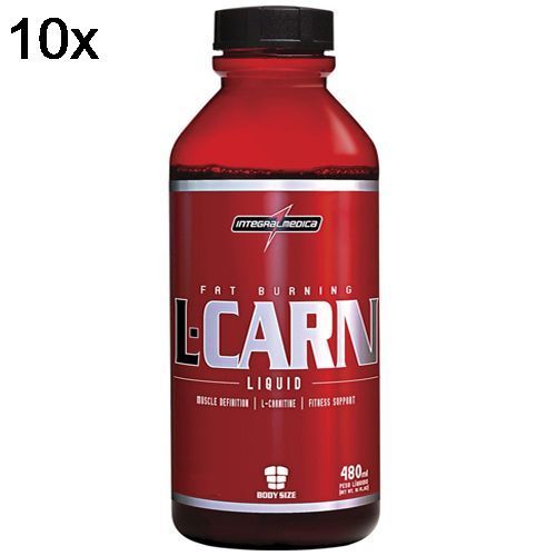 Kit 10X L-Carn Liquid - 480ml Tangerina - IntegralM�dica