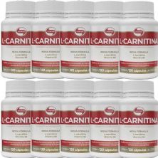 Kit 10X L-Carnitina - 120 C�psulas - Vitafor