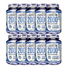 Kit 10X L-Carnitina 2000 + 250mcg Cromo - 60 Tabletes - ProFit