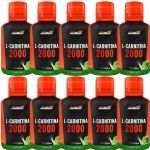Kit 10X L-Carnitina 2000mg - 500ml Lim�o - New millen