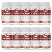 Kit 10X L-Carnitina + Vitamina B6 - 120 C�psulas - Vitafor