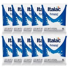 Kit 10X Leite em P� Integral 200g - Italac