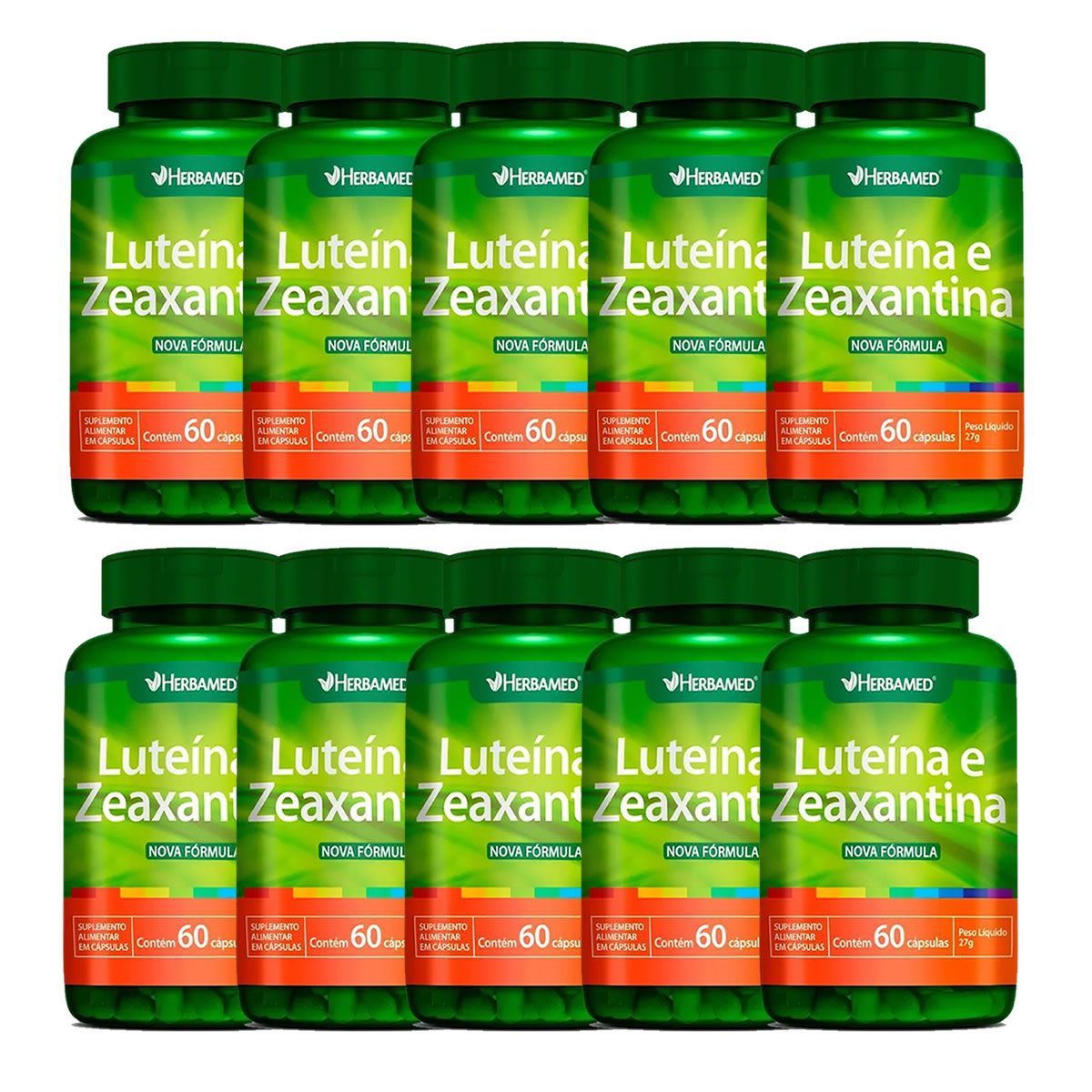 Kit 10X Luteina + Zeaxantina - 60 C�psulas - Herbamed