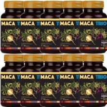 Kit 10X Maca Peruana Trio - 60 C�psulas - Color Andina